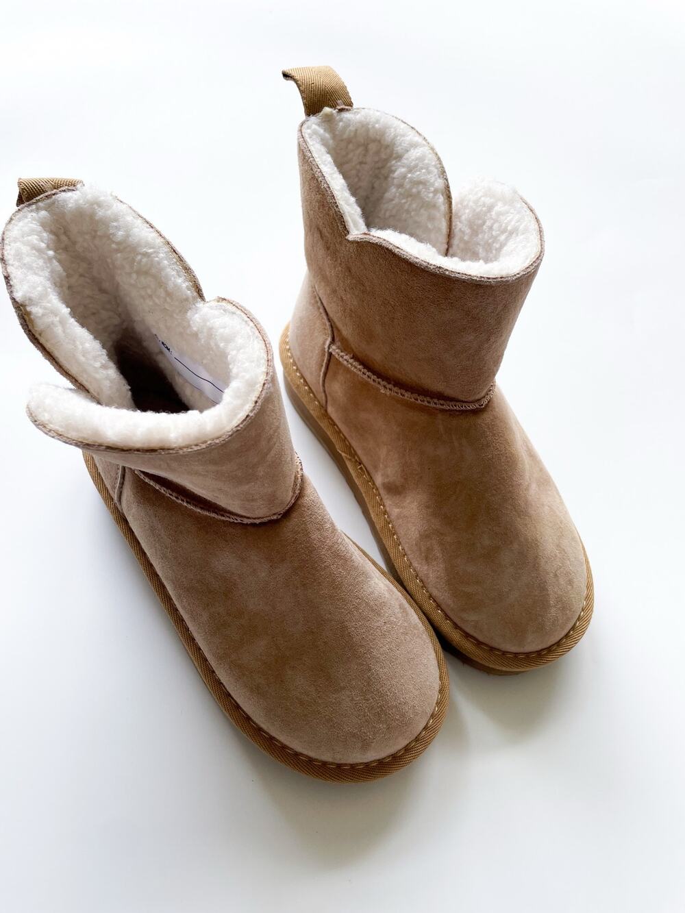 Lands' End Faux Fur Slip On Winter Boots Size Little Kid's 12